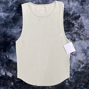 American Eagle Olive High Neck Tank Top